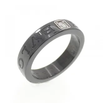 Bulgari White Gold (18K) Ceramic Band Ring (Pre-Owned)