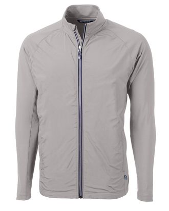 Cutter & Buck Mens Adapt Hybrid Full Zip, Polished, XXL