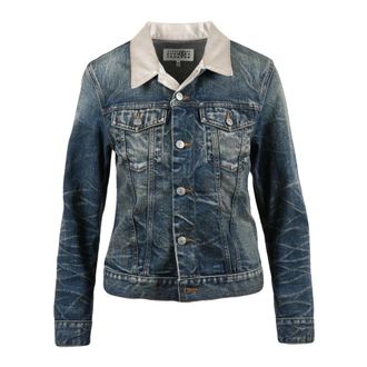 Maison Margiela Dames, Jassen, Blauw, Maat: XS Denim
