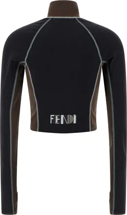 Fendi Womens Black Polyamide Top