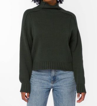 Velvet Heart Goodwin Sweater In Green Jasper
