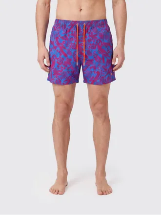 Gallo Shorts da mare in poliammide con stampa floreale tropicale