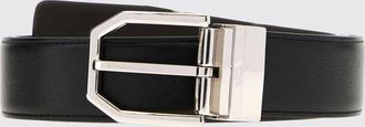 Brioni Cintura reversibile in pelle di vitello liscia con fibbia logata incisa