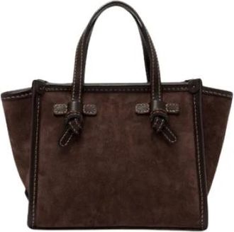 Gianni Chiarini Miss Marcella Mini Bag - Dames - Handtassen - Bruin - ONE Size - Leer - Tassen