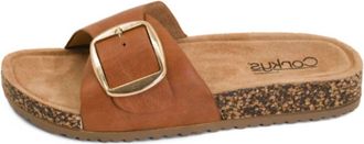 Corkys Footwear Womens Road Trip Sandal In Cognac Brown
