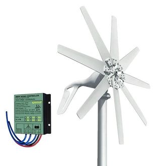 OEM Generador De Turbina E&oacute;lica, Controlador Mppt H&iacute;brido, Turbina E&oacute;lica Horizontal De Tama&ntilde;o Peque&ntilde;o De 1000 W, 48 V, Con Controlador Gratuito, 1000 W