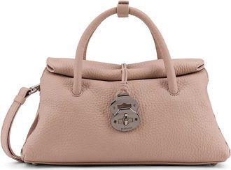 Zanellato Dotta Small Shoulder Bag In Pebbled Leather