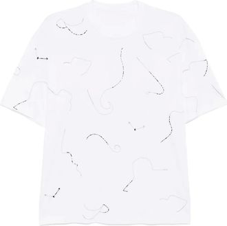 JNBY T-shirt in cotone a maniche corte - Bianco
