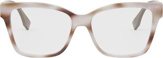 Fendi Fendi Fe50117i Ff Diamonds 055 Rosa Marrone Glasses