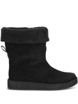HUGO BOSS Zaralyn suede boots - Black