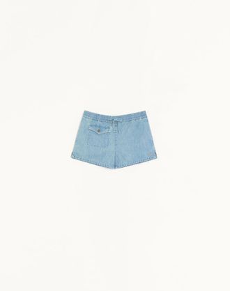 Valentino Shorts In Denim Donna DENIM 36