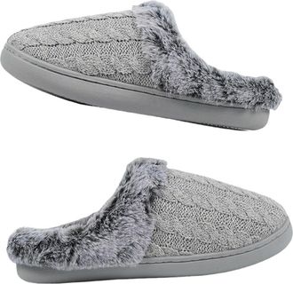 Generic Winter Slippers Womens for House [Warm Upgrade] Womens Warm Slippers Soft and Comfortable Warm Your Feet in Winter (Grey, 6)