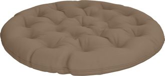 vidaXL Coj&iacute;n Para Silla Papasan Vianen 100% Poli&eacute;ster Gris Topo Vidaxl