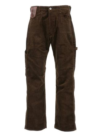 Junya Watanabe Ribfluwelen broek - Bruin