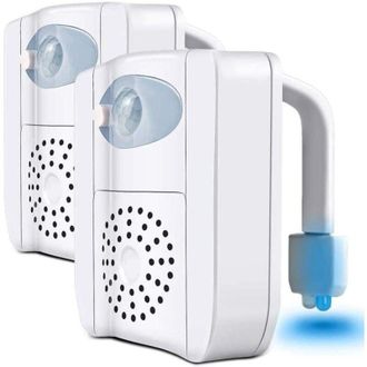 OEM Luces Para Inodoro, Luces Nocturnas Led Impermeables Para Inodoro, L&aacute;mpara Germicida Uv, Luz Con Sensor De Movimiento Para Inodoro Con Aromaterapia, 1