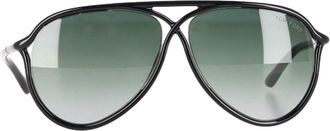 Tom Ford TF206 Gradient Tint Maximillian Sunglasses in Black Metal