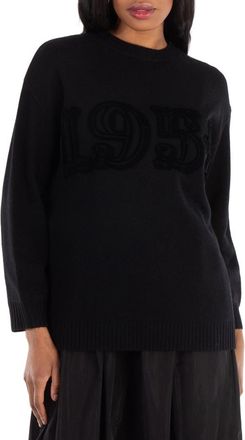 Max Mara 1951 Motif Wool and Cashmere Jumper, Size Large