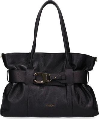My Best Bags Firenze Tassen, Dames, Zwart, ONE Size, Leer, Handbags