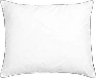 Beliani Beliani - Almohada De Algod&oacute;n Blanco Plateado 50 X 60 Cm Poli&eacute;ster Pelister