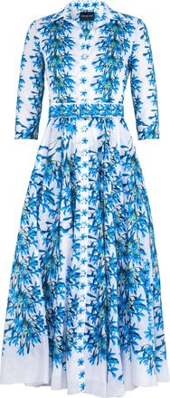 Samantha Sung Aster A-Line Midi Shirtdress