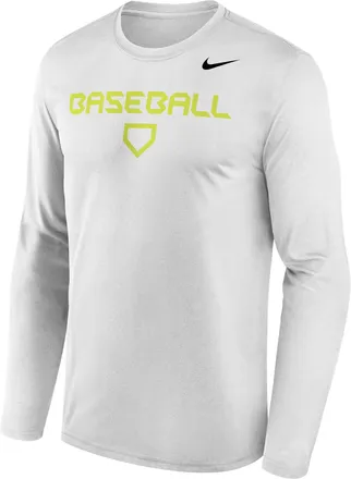 Nike Mens Legend Baseball Dri-FIT T-Shirt in White | M22284P473NKBS-WHT