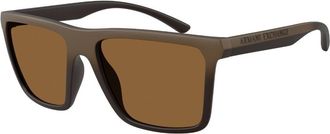 A|X Armani Exchange AX4162SU 839173 Mens Sunglasses Brown Size 57