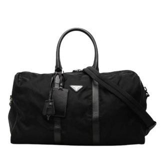 Prada Pre-owned Nylon Travel Bag - unisex - Prada Vintage - Vintage Weekend Bags - Black - ONE SIZE - Pre-owned