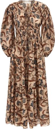 Zimmermann ascension Tie Billow Maxi Dress
