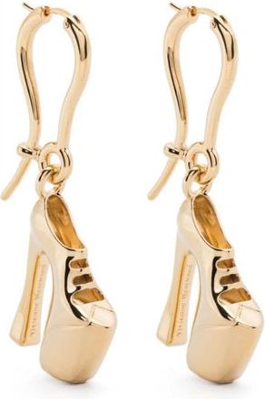 Vivienne Westwood Alienor Oorbellen - Dames - Oorbellen - Geel - ONE Size - Accessoires