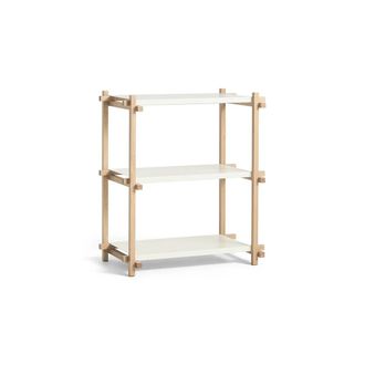 HAY Woody Column Low, Eiche geseift / almond white