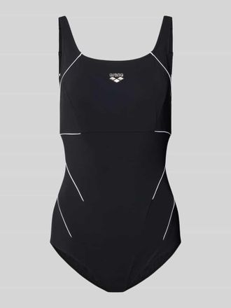 Arena Slim Fit Badeanzug mit Shaping-Effekt in Black, Gr&ouml;&szlig;e 48