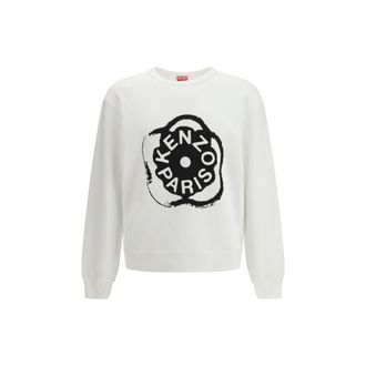 Kenzo White Cotton Mens Sweatshirt