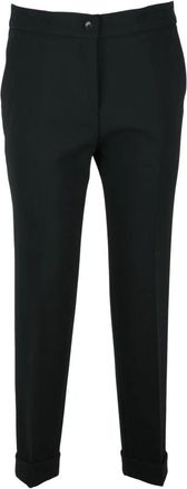 Etro Cropped Broeken - Dames - Vrijetijds broeken - Zwart - S - Broeken