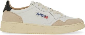 Autry Medalist Low Leather Suede Panels Sneakers