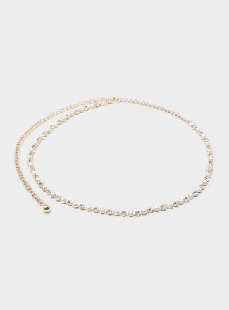 Simons Womens Pearl and diamond fine chain