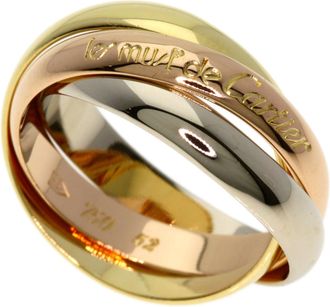 Cartier Trinity Yellow Gold (18K) Pink Gold (18K) White Gold (18K) Band Ring (Pre-Owned)