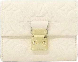 Louis Vuitton Tweedehands leren portemonnees - Dames - Vintage Accessoires - Beige - ONE Size - Vintage