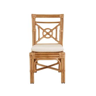 Ballard Designs Set of 2 Andrea Rattan Dining Chair - Ballard Designs