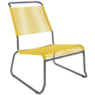 Schubiger M&ouml;bel Spaghetti-Kufen-Lounger-Hochlehner S&auml;ntis