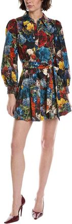 Alice & Olivia Alice + Olivia Lily Drop Waist Slim Shirt Dress