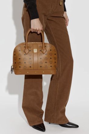 MCM Pina Medium Bag, Womens, Brown