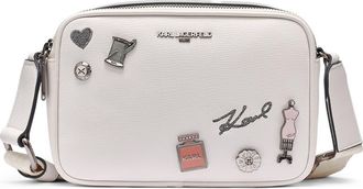 Karl Lagerfeld Maybelle East/WestCrossbody in Winter White at Nordstrom