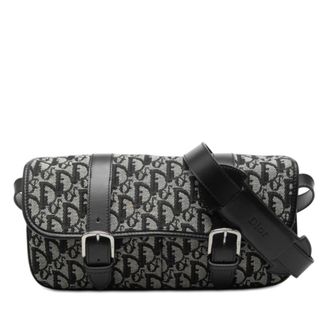 Dior Pre-owned Dior issimo Trotter Canvas Crossbody Ladies G35IL3T5B1N2USB3