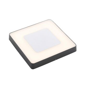Lucande Lucande L&aacute;mparas De Techo Led sora En Negro Aluminio