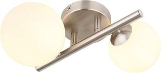 Globo Lighting Aplique De Pared - Riha - N&iacute;quel - Vidrio Metal - L&aacute;mpara - Globo