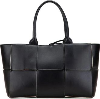 Bottega Veneta Borsa tote Intrecciato Maxi Intrecciato Arco piccola in nappa 2012-2025 - Nero