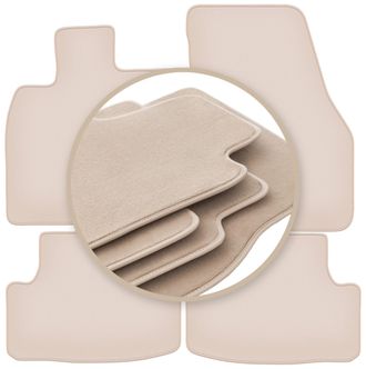 OEM Alfombrillas Premium Beige Para: Skoda Karoq Crossover 2017