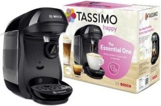 Bosch Cafetera De C&aacute;psulas Bosch Tassimo Happy/ Negra/ Incluye Descuento 10 Euros En Caf&eacute;
