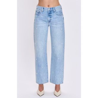 Pistola Denim Lexi Distressed Crop Barrel Jeans in Stellar Vintage at Nordstrom, Size 24