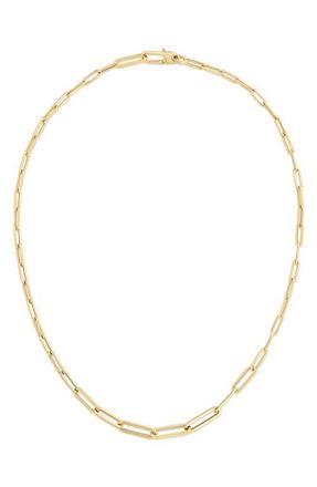 Roberto Coin Oro Open Link Necklace in Yellow at Nordstrom, Size 17